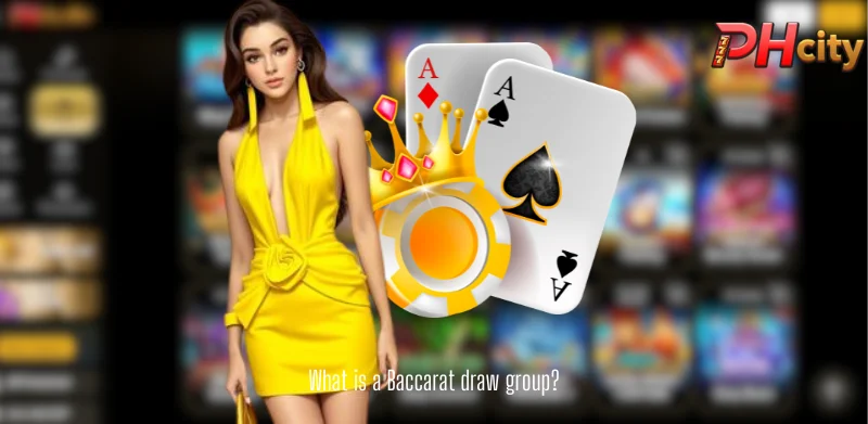 What is a Baccarat draw group?